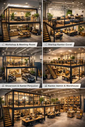 Mezzanine Ruang Kantor di Cimahi Selatan