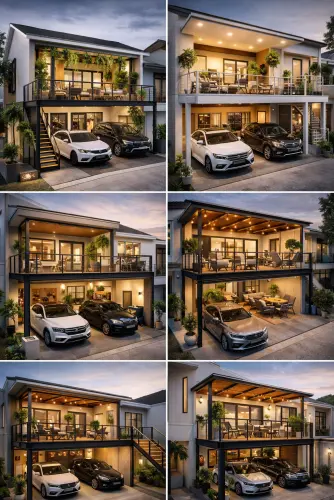 Mezannine Teras Rumah Keren di Cimahi Selatan